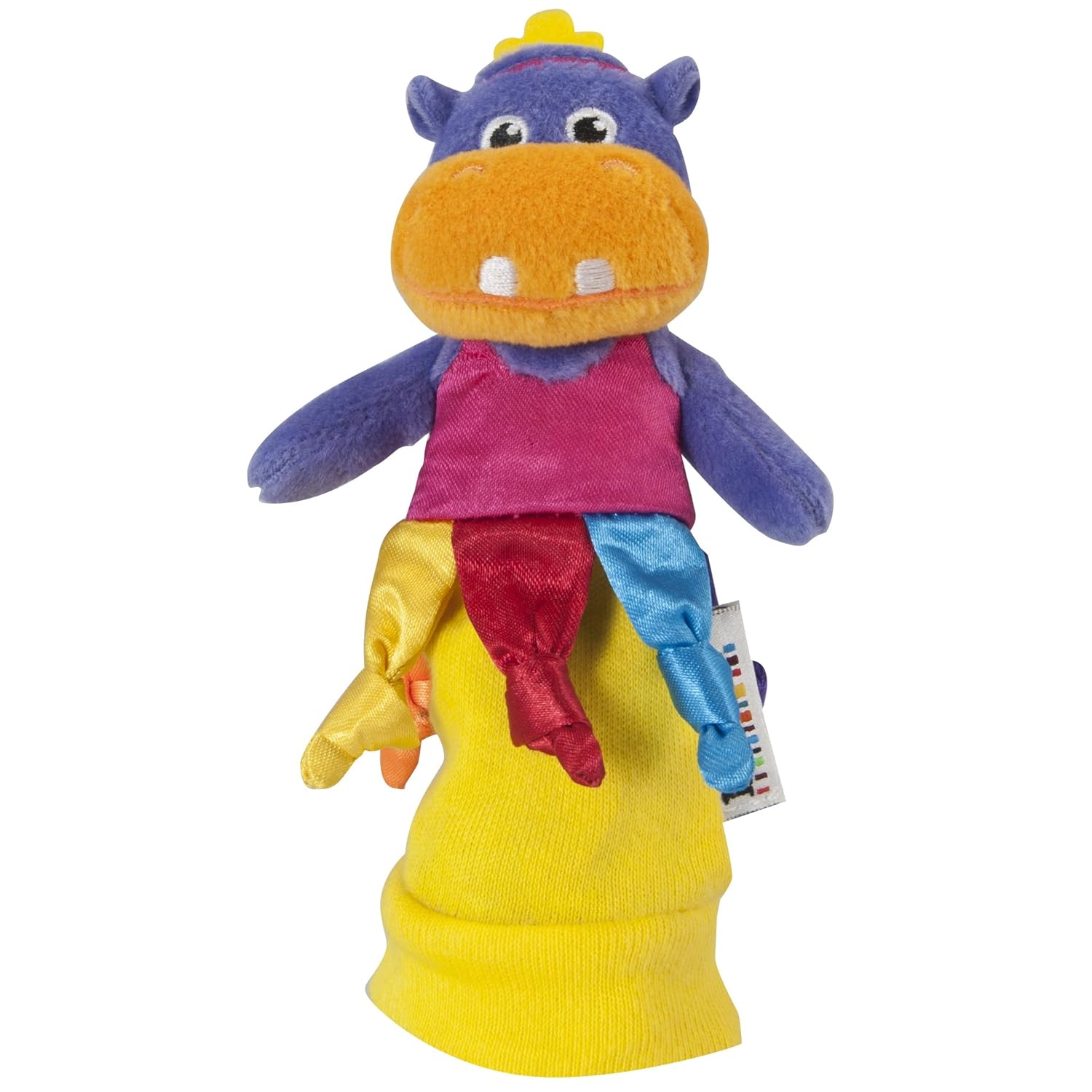 Lamaze Teething Mitt Lulu in a Tutu Mordedor diseño hipopótamo