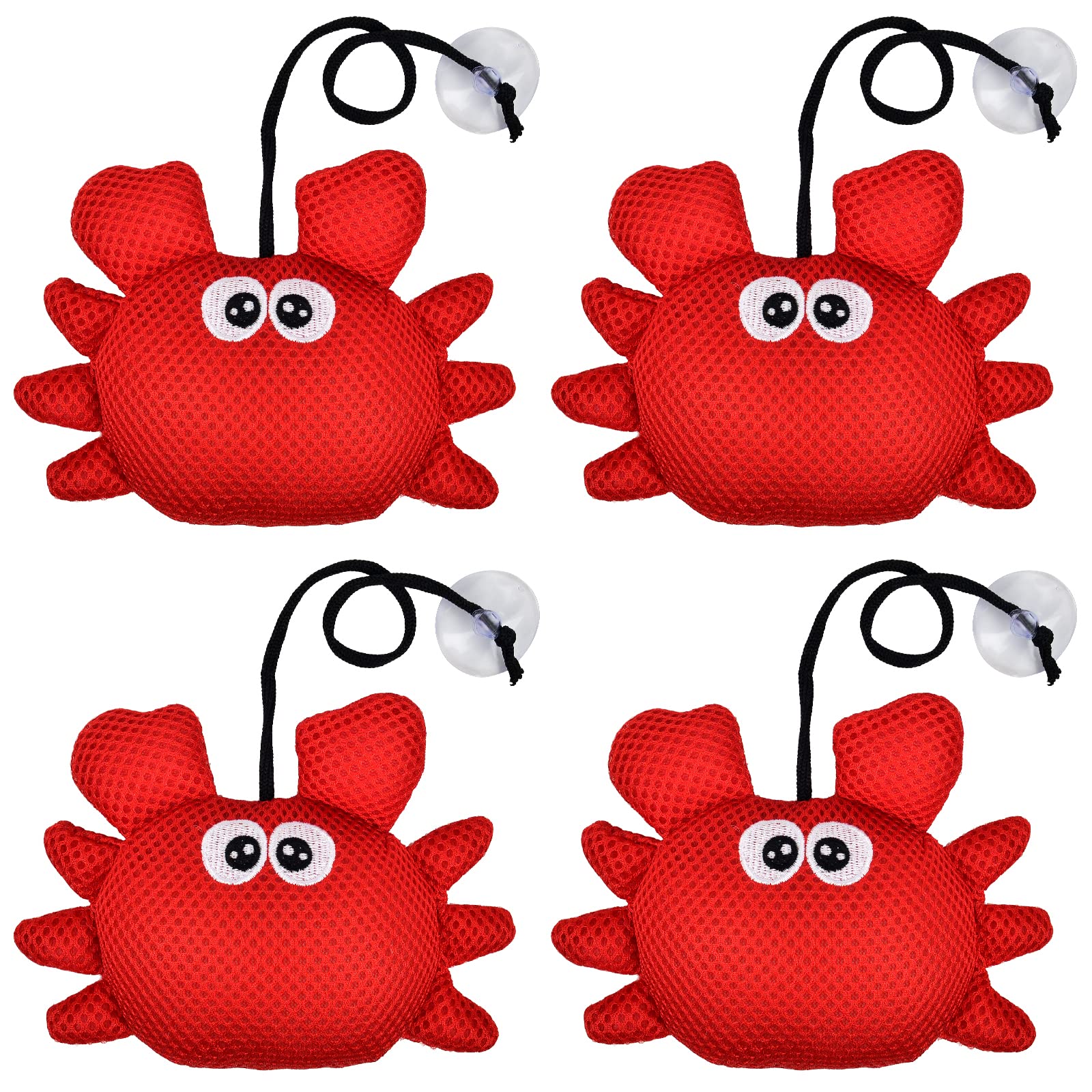 xinrongda 4 Pieces Hot Tub Scum Absorber for Spa, Reusable 3D Oil Absorbing Sponge, Hot Tub Cleaning Kit for Hot Tub Accessories, Swimming Pool and Spa, Crab