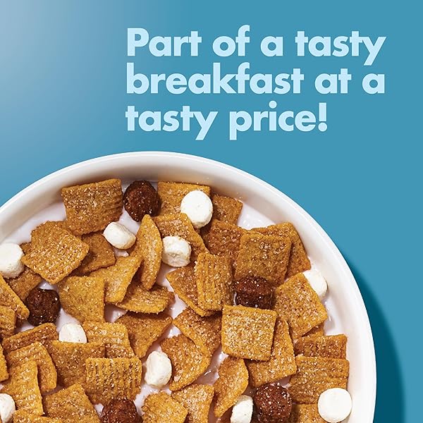 MALT-O-MEAL S’MORES BREAKFAST CEREAL, CHOCOLATEY PUFFS AND MARSHMALLOW BITS, LARGE CEREAL FOR FAMILY, 30 OZ RESEALABLE BAG