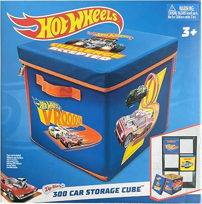 Hot Wheels ZipBin Playmat & Storage for 300 Cars | Ages 3+