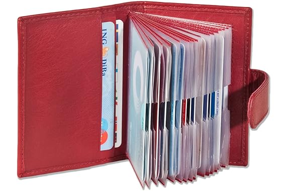 Ledershop24 XXL Kreditkartenetui Kartenetui Visitenkartenetui