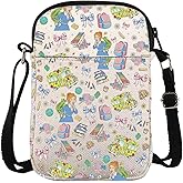 Magic Bus Inspired Messenger Bag Teacher Appreciation Gift Magic Crossbody Bag Frizzle Teacher Coquette Bus Gift (MagicBusFullCrossS)
