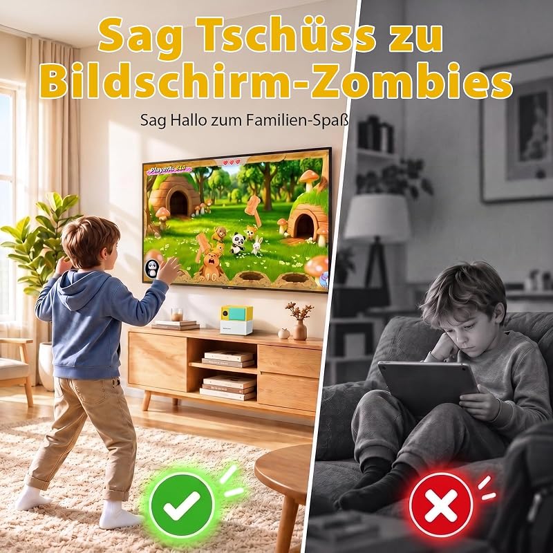 PlayPop 8 Spielekonsole für Fernseher, Spielkonsolen für Kinder