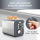 Breville High Gloss 2 Slice Toaster Grey Stainless Steel VTT968 view 3