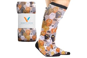 Viasox Cats Non-Binding Diabetic Socks