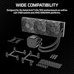 CORSAIR Nautilus 360 RS Liquid CPU Cooler – 360mm