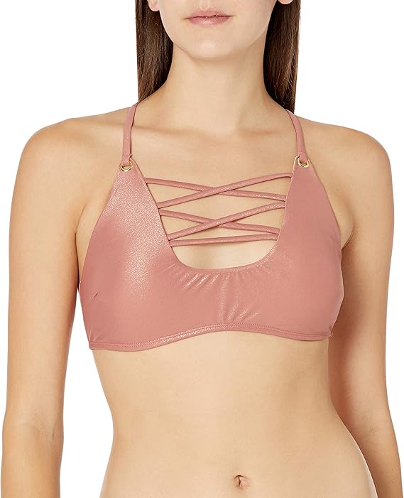criss cross front bikini top