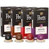 Peet's Coffee Espresso Capsules, Classic Variety Pack, 40 Count