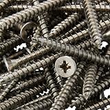 ForgeFix 5.0 x 60mm Single Thread Screws A2 Stainless Steel Box 100 view 2