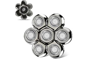 YIEYOSD 7D Floating Head Compatible with SHPAVVER Replacement Heads,Head Shaver Replacement Heads Compatible with SHPAVVER Electirc Shaver for Men,7D Head Shavers for Bald Men.