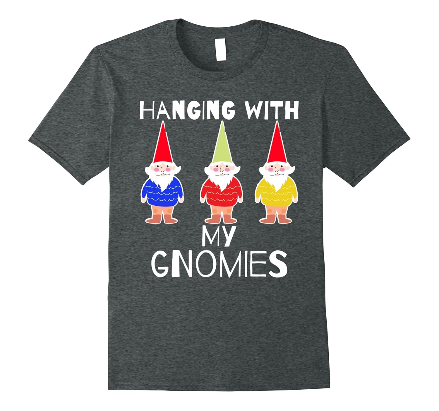 Hanging with My Gnomies T-Shirt - Christmas Gnome T-Shirt-ANZ