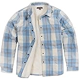 Victory Outfitters Women's Snap Front Sherpa Lined Soft Flannel Shirt Jacket