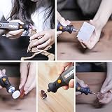 Worx 8V Cordless Rotary Tool WX106 USB Charging Variable Speed 3.2mm Collet 23pc view 4