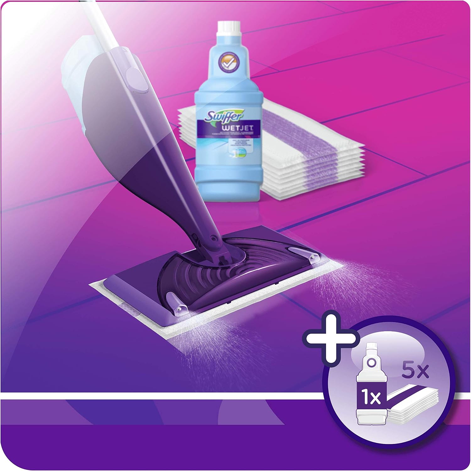 Swiffer, Purple, one size floor mop. - Image 5