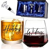 CLUSIVC Couple Gifts for Wedding Engagement, Mr and Mrs Gift, Bridal Shower gifts, Cool Couples Gifts Wishes for Couples Newlywed Mr and Mrs Him and Her