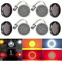 AlyoNed 7 Inch Motorcycle LED Headlight DOT Lamp Kit With Mounting Bracket Compatible With Harley Davidson Fatboy Street Glide Heritage Softail Road