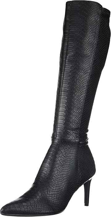 calvin klein tall black boots