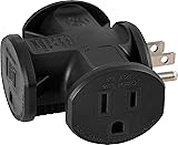 GE 3-Outlet Extender, T-Shaped Adapter