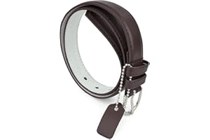 BELLE DONNE Belts For Girls, Kids Belt, Girls Belt, Skinny Belt, PU Leather Belts, Silver Polish Buckle