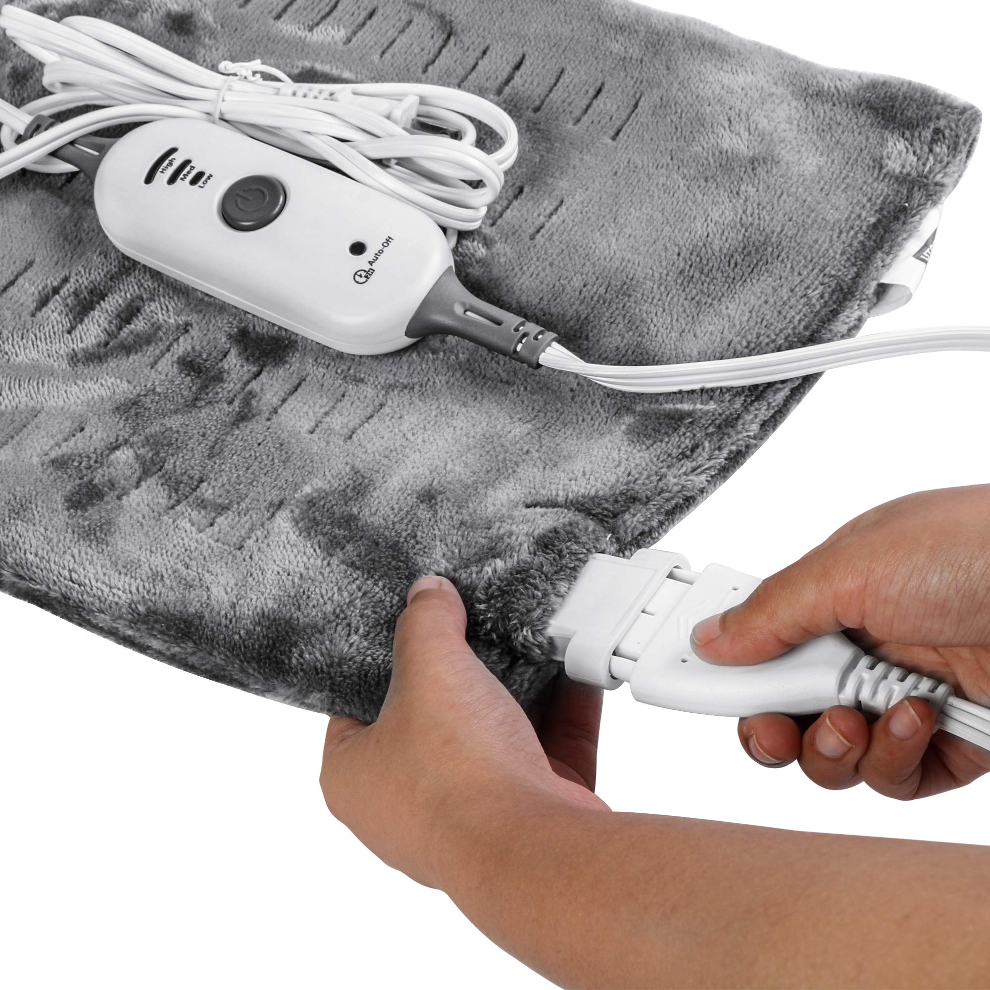 Utopia Bedding Electric Heating Pad for Back Pain and Cramps Relief