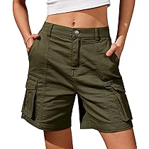 【GOLDEN BEAR】 (WOMEN) Bermuda Cargo Shorts IVIR Cargo Shorts Women Bermuda Summer Shorts for Women 7