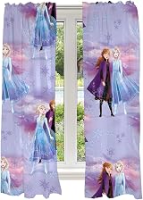 Franco Disney Frozen 2 Kids Window Curtains 82 x 63 in Drapes Set