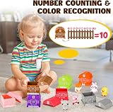 Joyreal Farm Animals Toys Toddler Montessori Stacking Educational Plane Travel view 4