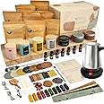 SoftOwl Premium Soy Candle Making Kit with Electric Melter - Soy Wax, Big 7oz Jars & Tins, 7 Pleasant Scents, Color Dyes & More - Perfect as Home Decorations - DIY Starter Scented Candles Making Kit