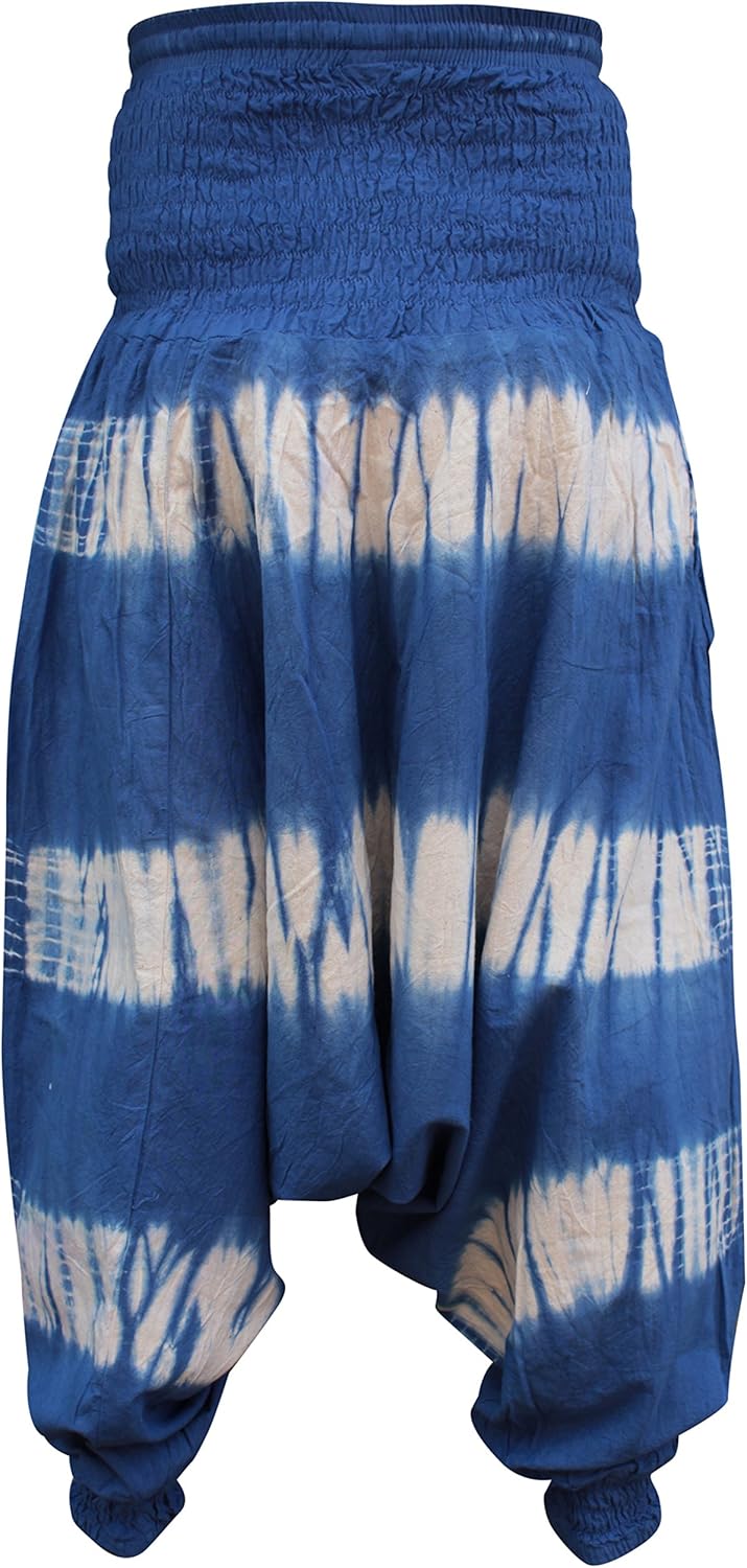 SHOPOHOLIC FASHION Tie Dye Womens Harem Pants, Colourful Yoga Boho Baggy Trousers Hippie Clothes, New Tie Dye 2 - Image 4