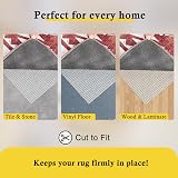 fowong Anti Slip Rug Underlay 120 x 180cm Non Slip Pad White view 5
