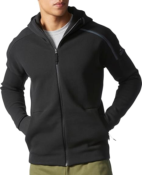 adidas men's zne full zip hoodie