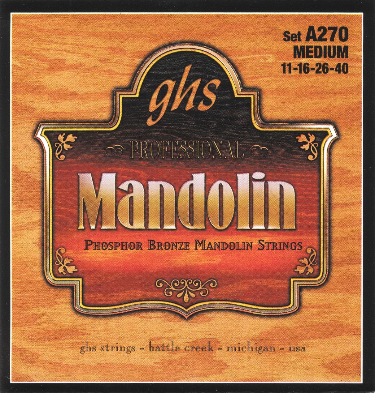 GHS MANDOLIN - Phosphor Bronze String Set - A270 - Medium
