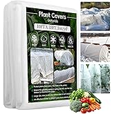 Plant Covers Freeze Protection, 10 ft x 33 ft 1.0 oz/yd² Reusable Frost Protection Floating Row Cover, Frost Blankets for Plants, Frost Cloth for Cold Weather Snow, Winter Frost Pests Protection