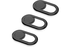 CloudValley Webcam Cover 3-Pack, 2020 Updated Laptop Camera Cover Slide, Horizontal Slide, Webcam Covers for MacBook Pro, MacBook Air, Laptop, iMac, iPad