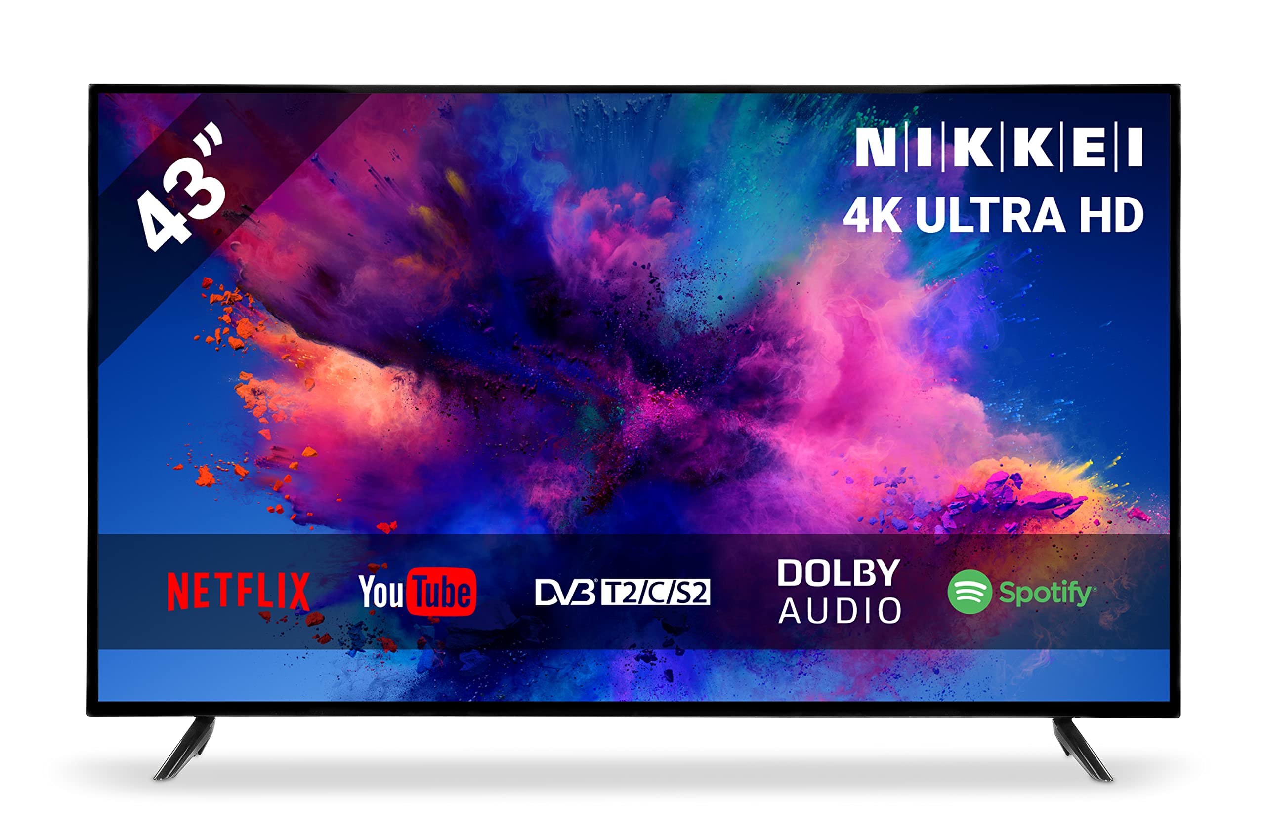 Television-NIKKEI-NU4318S-de-109-cm-43-Pulgadas-Smart-TV-con-WiFi-Integrado-Ultra-HD-4K-3840-x-2160-3X-HDMI-1x