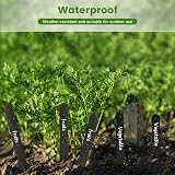 KINGLAKE 100Pcs Plastic Plant Labels & Pen 6" Writable Tags Garden Markers view 7