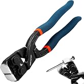 PRIDE&amp;CRAFT 8 inches Nail Puller Heavy Duty Carpenters Pliers Tool with CR-V steel Construction, Nail Remover, End Cutting Pliers, Staple Puller for Woodworking and Home Repair (Nail Puller, 8 Inch)