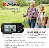 Realalt 3DTriSport 3D Pedometer with Clip & Strap, 30 Day Memory, Large Display view 6