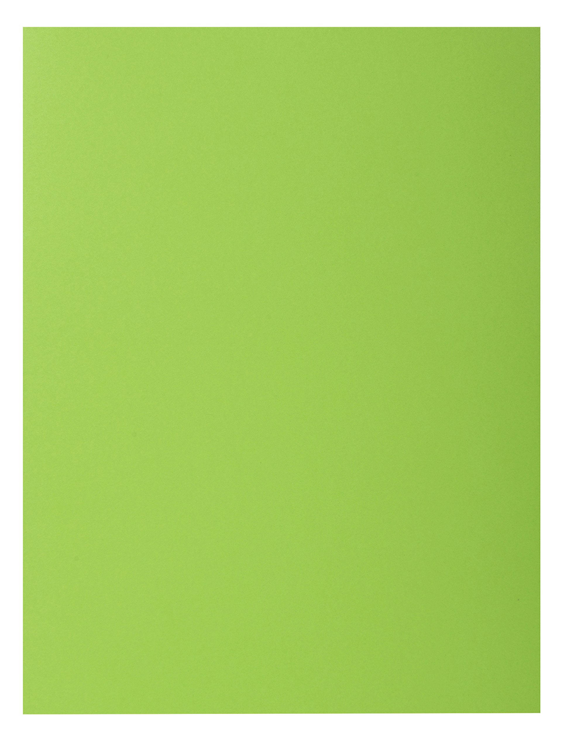 Exacompta - Ref 216013E - Rocks Collection - 2-Flap Folders - 240 x 320mm in Size, Suitable for A4 Documents, 210gsm Material, 2 Fold-Over Flaps - Green (Pack of 50)
