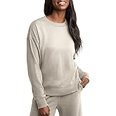 Hanes Women's Originals French Terry, Lightweight Fleece Pullover Sweatshirt