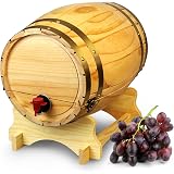 Distributeur De Vin En Bois De Pin 10L Bar@drinkstuff - Style Vintage Avec Robinet
