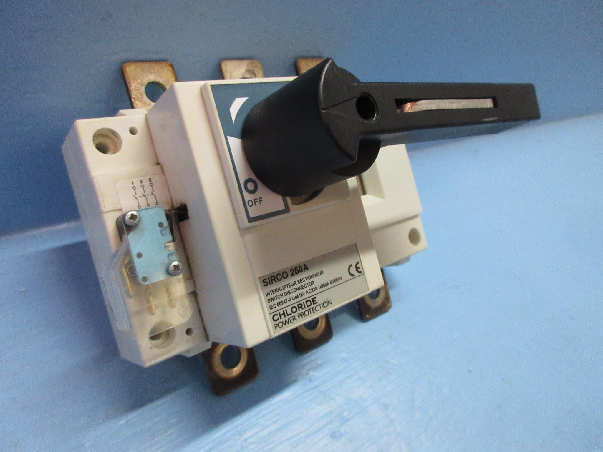 Sirco IEC 60947-3 250 Amp Disconnect Switch 3PH 250A Chloride Power Protection