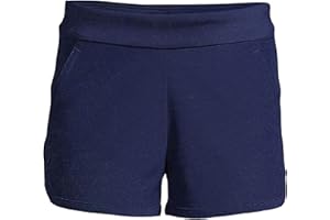 Lands' End Girls Comfort Waist Stretch Swim Shorts