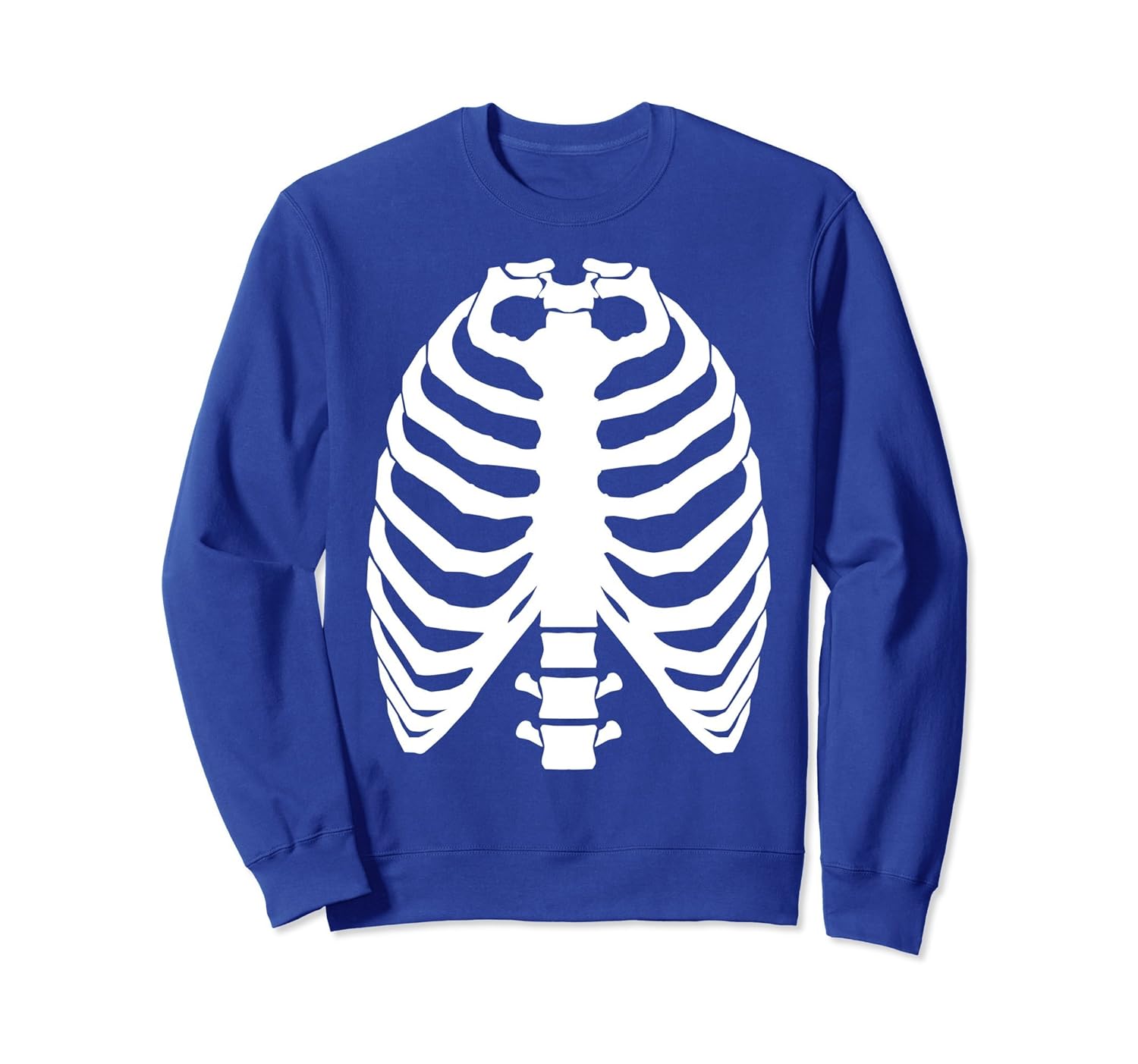 Rad Tech Skeleton Ribs, Simple Halloween Sweatshirt-Rose