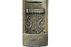 HARMONY FOUNTAINS The Tuscany - 26" Fountain: Outdoor Water Feature Perfect for Patios, Welcome Areas, Porches, Decks, Gardens and Other Living Spaces. Adjustable Pump. HF-F03-26