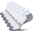 BERING Men's Ankle Socks Athletic Cushioned Running Socks (6 Pairs)