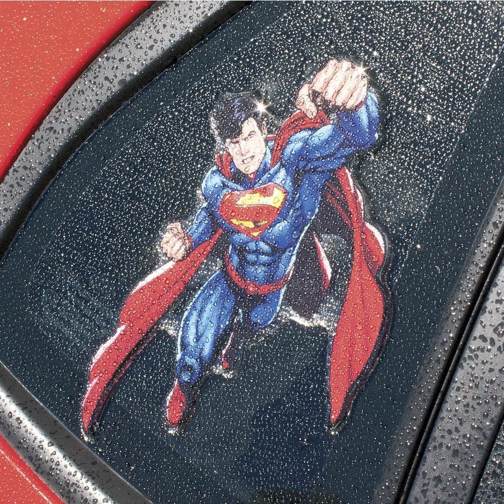 Fan Emblems Superman Character Car Decal Domed/Multicolor/Clear, DC Comics Automotive Emblem Sticker Applies Easily to Cars, Trucks, Motorcycles, Laptops, Windows, Almost Anything - Image 3
