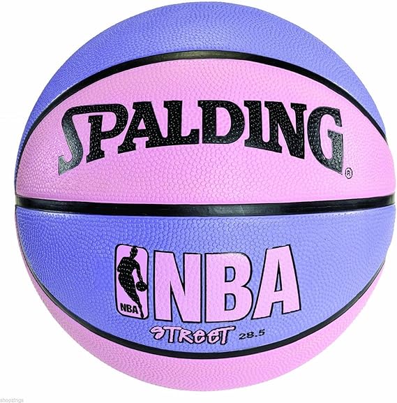 Spalding Pink & Purple NBA Street Basketball 28.5 Women Girl Outdoor