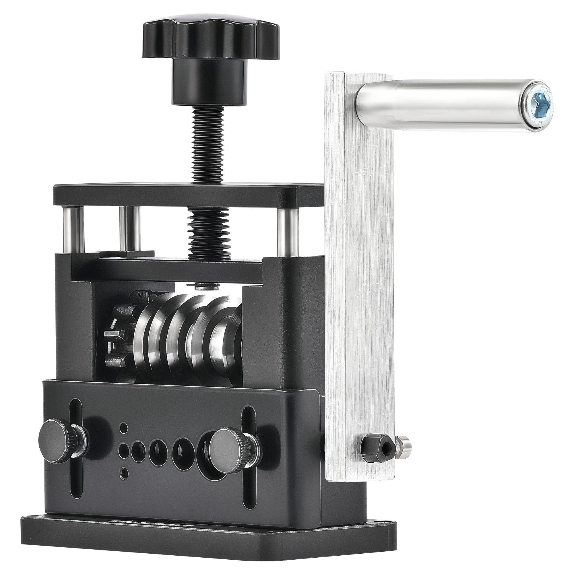 Photo 1 of *USED*
CREWORKS Manual Wire Stripping Machine, Drill Powered Wire Stripper Machine with 6 Channels & 5 Blades, Portable Cable Stripper Tool with Hand Crank for 0.1" to 0.67" Scrap Copper Cables Recycling