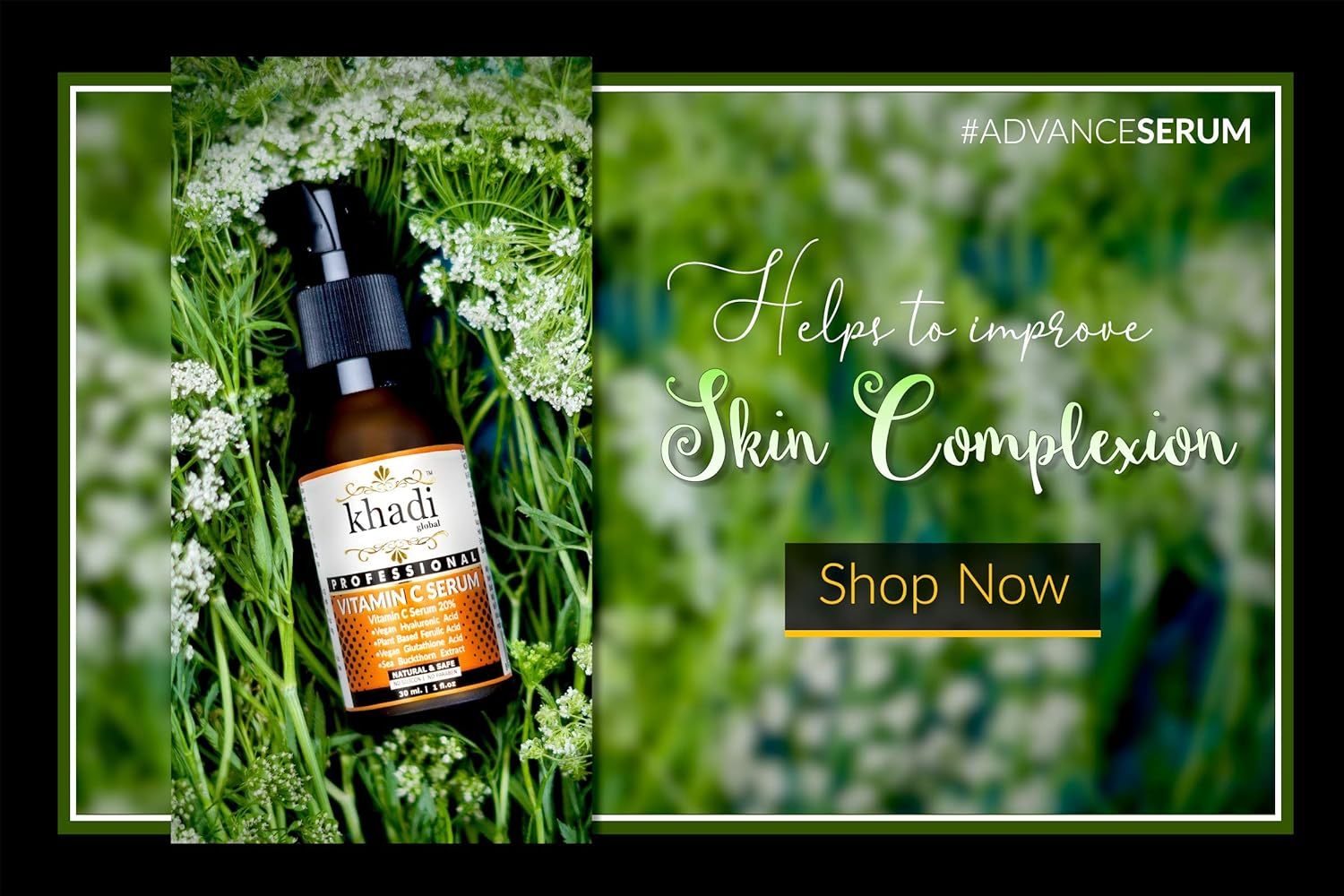 khadi global face serum